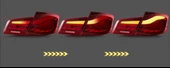 Autogp Bmw f10 arka stop lambası gts dragon kırmızı - 2