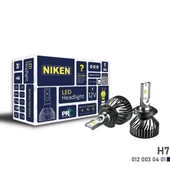 NİKEN H7 led xenon far aydınlatma seti şimşek etkili niken pro 6400lm - 1