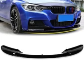 AUTOGP Bmw f30 m performance ön tampon altı lip piano black 2012+ thumbnail 2