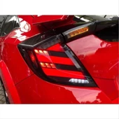 AUTOGP HONDA CIVIC FK7 2016-2020 HB LED STOP SMOKE - 2