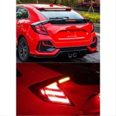 AUTOGP HONDA CIVIC FK7 2016-2020 HB LED STOP SMOKE - 3