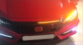 AUTOGP Honda civic fc5 uyumlu ön panjur ledi 2016-20 - 1