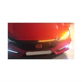 AUTOGP Honda civic fc5 uyumlu ön panjur ledi 2016-20 - 2