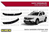 NİKEN Dacia sandero stepway kaput rüzgarlığı koruyucu 2013+ - 1