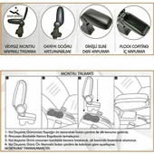 NİKEN Hyundai accent blue kol dayama kolçak vidasız orta konsol niken - 4