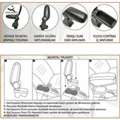 NİKEN Hyundai i20 kol dayama kolçak vidasız orta konsol niken 2015+ - 4