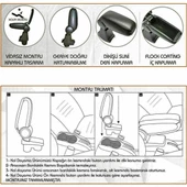 NİKEN Nissan juke kol dayama kolçak vidasız orta konsol niken 2010+ - 4