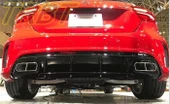AUTOGP Mercedes w176 a45 amg difüzör ve egzoz uçları 2016+ a serisi - 2