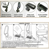 NİKEN Peugeot 308 kol dayama kolçak vidasız orta konsol 2014+ niken - 4