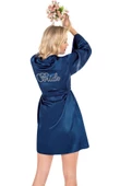Moon Girly 1153 Taşlı Saten Sabahlık Bride / Gelin - 1