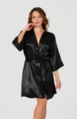 Moon Girly 1153 Taşlı Saten Sabahlık Bride / Gelin - 7