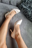 015 050 Topukla Kadın Stiletto Abiye Ayakkabı - 2