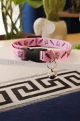 İskelet Kedi ve Köpek Boyun Tasması - Pembe - 1