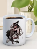 Baskılı Kupa Bardak Seramik Mug -  Witch - 2