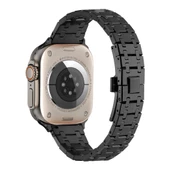 Apple Watch 42/44/45/46/49mm Kordon Zincir Dizayn Metal Kordon 83 2/3/4/5/6/se/7/8/9/10/ultra - 2