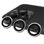 Apple iPhone 15 Pro Kamera Lens Koruyucu Çerçeveli Koruyucu CL-07 - 10