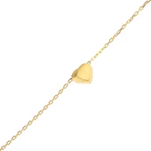 925 Ayar Gümüş Kalp Bileklik, Beyaz thumbnail 10