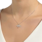 925 Ayar Gümüş Yusufçuk Kolye thumbnail 5