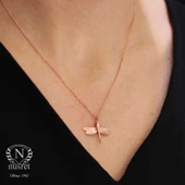 925 Ayar Gümüş Yusufçuk Kolye thumbnail 1