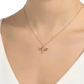 925 Ayar Gümüş Yusufçuk Kolye thumbnail 6