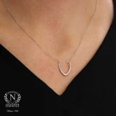 925 Ayar Gümüş Boynuz Kolye thumbnail 6