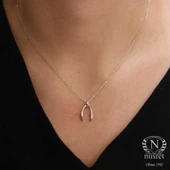 925 Ayar Gümüş Lades Kemiği Kolye thumbnail 1