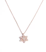 925 Ayar Gümüş Kar Tanesi Kolye thumbnail 3