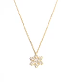 925 Ayar Gümüş Kar Tanesi Kolye thumbnail 4