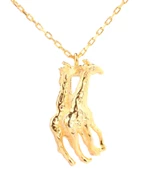 925 Ayar Gümüş Aşk-ı Zürafa Kolye thumbnail 4