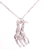 925 Ayar Gümüş Aşk-ı Zürafa Kolye thumbnail 2