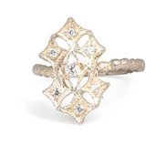 925 Ayar Gümüş Elişi Telkari Yüzük thumbnail 5