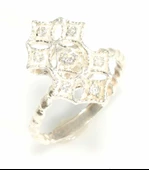 925 Ayar Gümüş Elişi Telkari Yüzük thumbnail 3