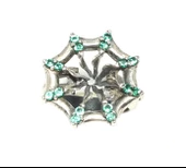 925 Ayar Gümüş Yeşil Zirkon Taşlı Yüzük thumbnail 2