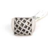 925 Ayar Gümüş Modern Tasarım Yüzük thumbnail 5