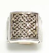 Konstantinapol Tasarım Kare Otantik Yüzük thumbnail 9