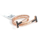 925 Ayar Gümüş Pirimitiv Dövmeli Yüzük thumbnail 6