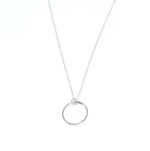 925 Ayar Gümüş Halka Kolye thumbnail 5