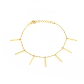 925 Ayar Gümüş Saçak Bileklik thumbnail 4