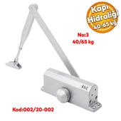Çelik Kapı Hidroliği Kapı Durdurucu Yavaşlatıcı Yayı No: 3 Kapasite 40-65 Kilogram Gümüş Renk thumbnail 1