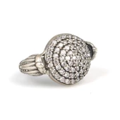 925 Ayar Gümüş Taşlı Tasarım Yüzük thumbnail 1