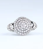 925 Ayar Gümüş Taşlı Tasarım Yüzük thumbnail 3