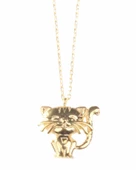 925 Ayar Gümüş Sevimli Kedi Kolye thumbnail 9