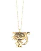 925 Ayar Gümüş Sevimli Kedi Kolye thumbnail 10