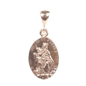 925 Ayar Gümüş Hz. İsa Figürlü Madalyon Kolye Ucu thumbnail 4