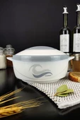 Digithome Paslanmaz Çelik Hazneli Yemek Termosu 1000 Ml Beyaz - CKR3149 C320.025 - 1