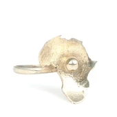 925 Ayar Gümüş Afrika Kıtası Yüzük thumbnail 1