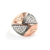 925 Ayar Gümüş Lale Motifli Yüzük thumbnail 3