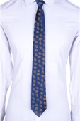 Cengiz İnler Yaprak Desen Mendilli Mikrofiber Erkek Kravat - 4