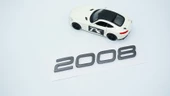 DK Tuning Peugeot Yeni 2008 Ön Kaput 3M 3D Gri ABS Yazı Logo - 6