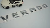 DK Tuning Silverado Bagaj Gümüş Yazı Logo Chevrolet İle Uyumlu - 4